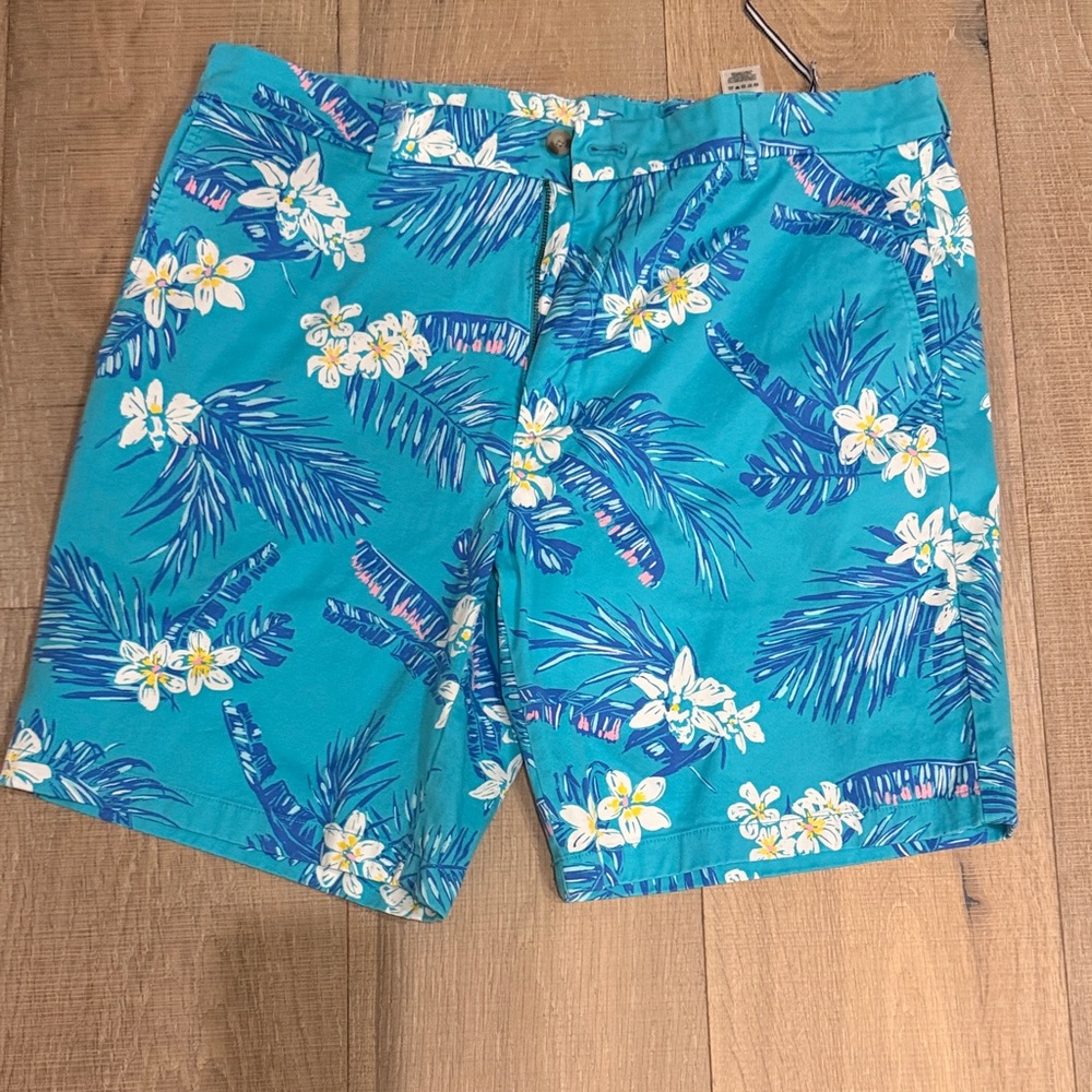 Vineyard Vines Blue and White Striped Shorts